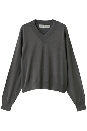 ミディウミ/MidiUmiのV neck knit PO プルオーバー(110300/110301)