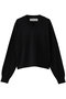 V neck knit PO プルオーバー ミディウミ/MidiUmi black