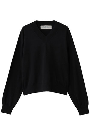 ミディウミ/MidiUmiのV neck knit PO プルオーバー(110300/110301)