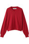 V neck knit PO プルオーバー ミディウミ/MidiUmi red