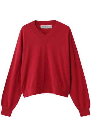 ミディウミ/MidiUmiのV neck knit PO プルオーバー(110300/110301)
