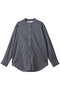 dots band collar shirt シャツ ミディウミ/MidiUmi gray