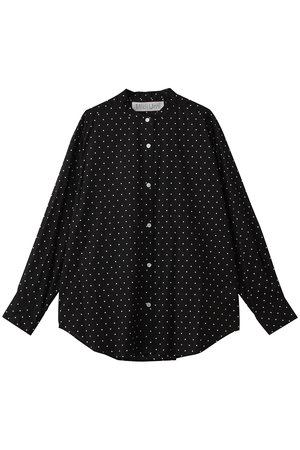 ミディウミ/MidiUmiのdots band collar shirt シャツ(110400/110403)