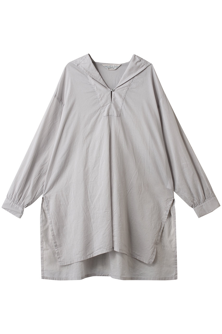 MidiUmi sheer sailor collar tunic チュニック (l.gray, F) ミディウミ ELLE SHOP MidiUmi sheer sailor collar tunic チュニック (l.gray, F) ミディウミ ELLE SHOP