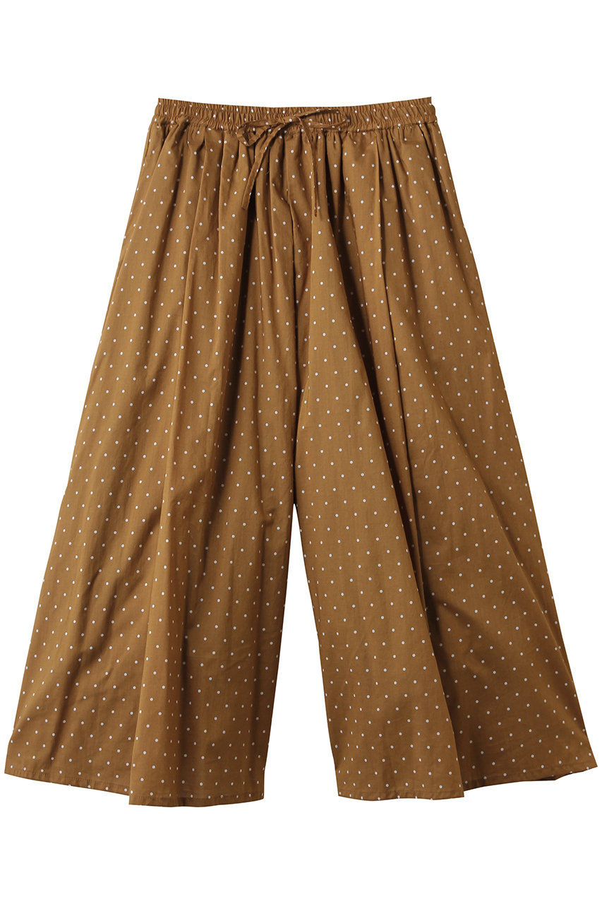 MidiUmi dots volume PT パンツ (brown, F) ミディウミ ELLE SHOP MidiUmi dots volume PT パンツ (brown, F) ミディウミ ELLE SHOP