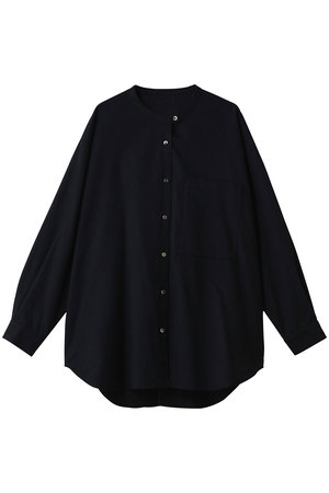 ミディウミ/MidiUmiのHOME band collar shirt シャツ(110400/110403)