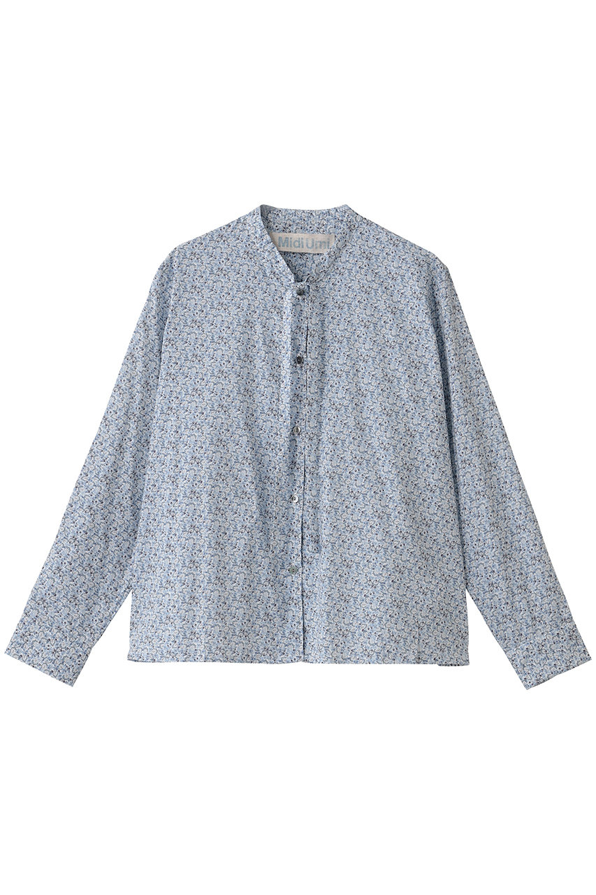 ミディウミ/MidiUmiのLIBERTY bow-tie shirt シャツ(blue/3-739986)