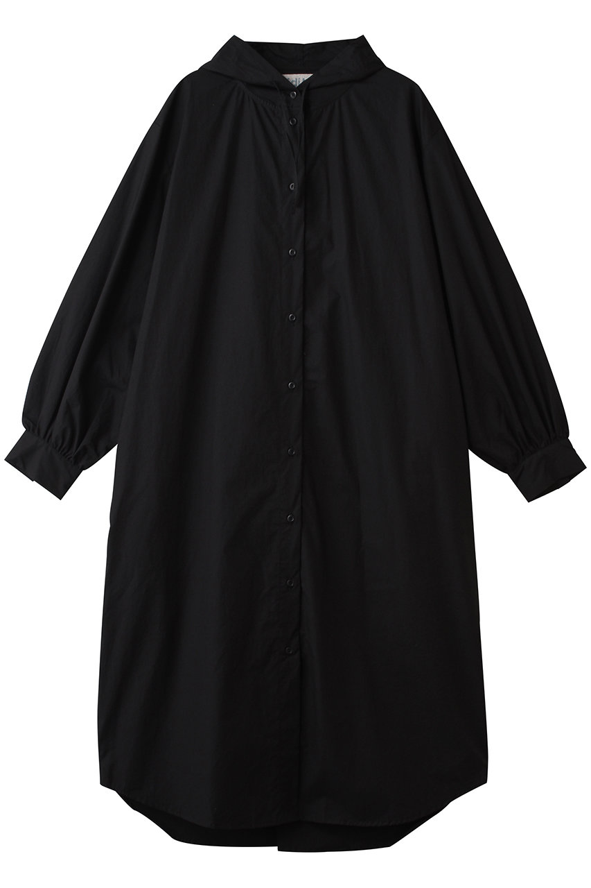 MidiUmi hooded shirt OP ワンピース (black, F) ミディウミ ELLE SHOP MidiUmi hooded shirt OP ワンピース (black, F) ミディウミ ELLE SHOP