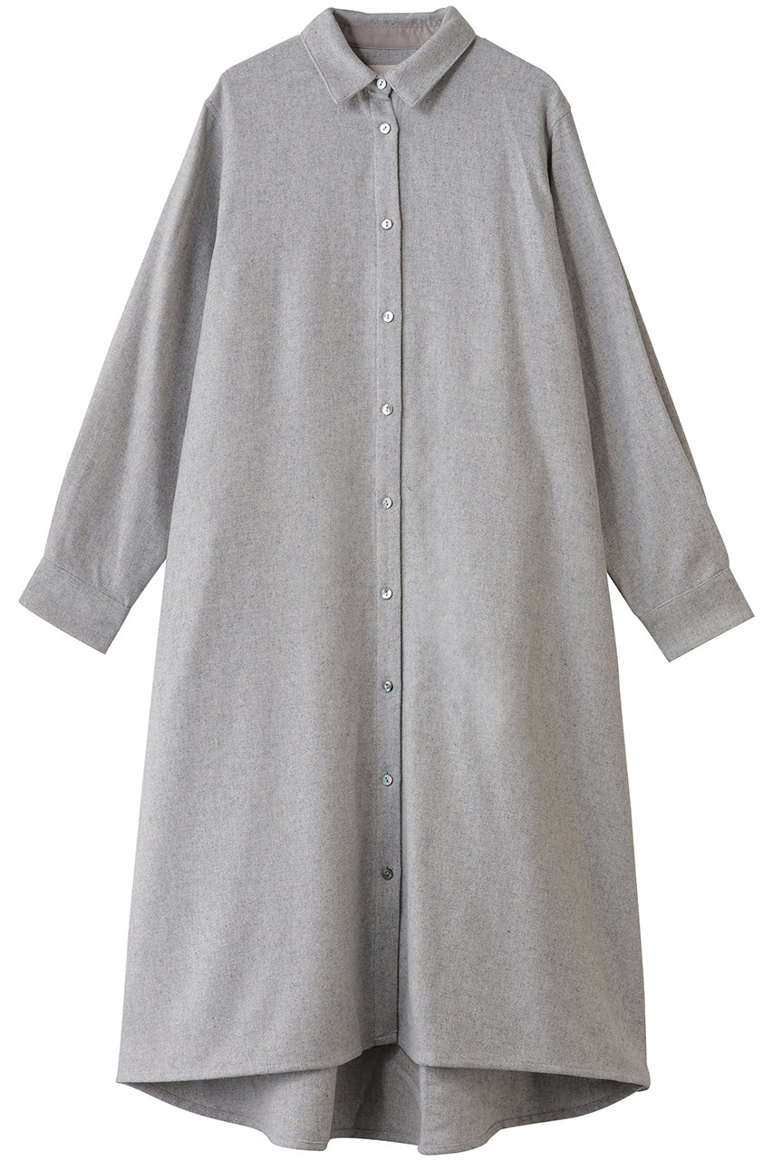 MidiUmi coat OP ワンピース (l.gray, F) ミディウミ ELLE SHOP MidiUmi coat OP ワンピース (l.gray, F) ミディウミ ELLE SHOP