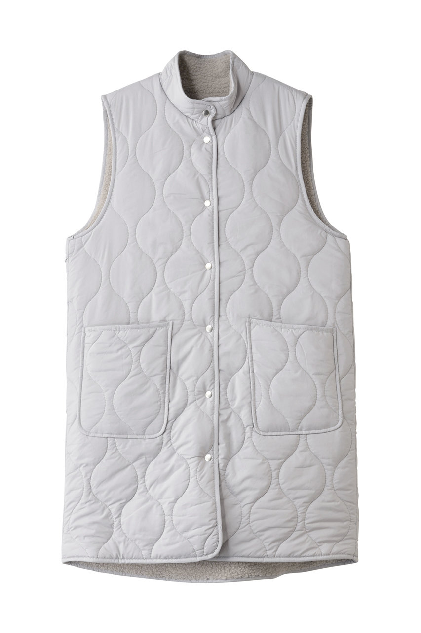 Midi Umi ミディウミ long vest ロングベスト グレー Midi Umi ミディウミ long vest ロングベスト グレー レディース