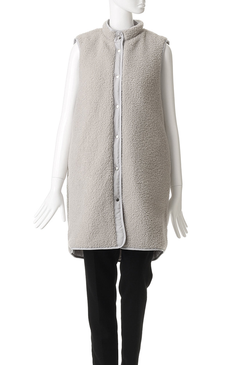 Midi Umi ミディウミ long vest ロングベスト グレー Midi Umi ミディウミ long vest ロングベスト グレー レディース