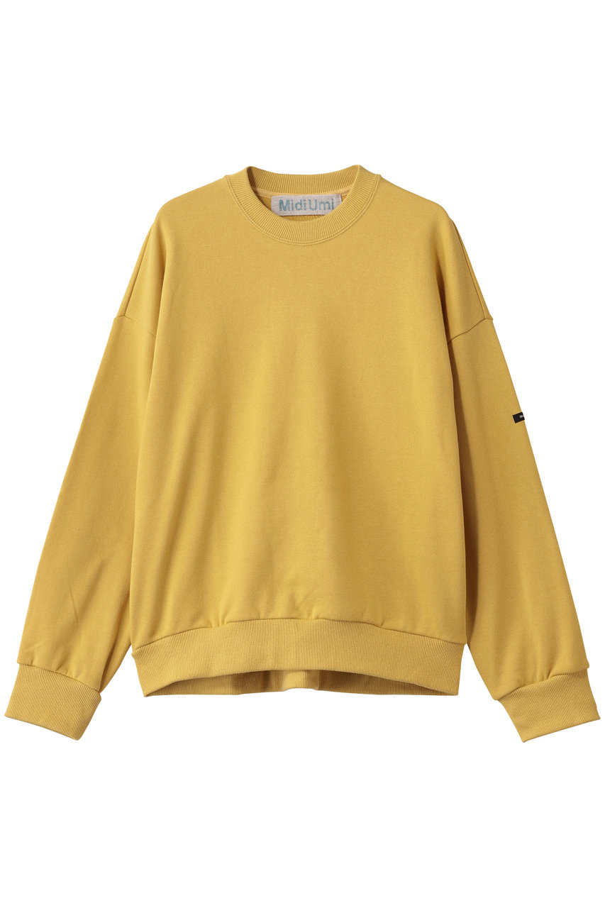 MidiUmi wide sweat PO プルオーバー (yellow, F) ミディウミ ELLE SHOP MidiUmi wide sweat PO プルオーバー (yellow, F) ミディウミ ELLE SHOP