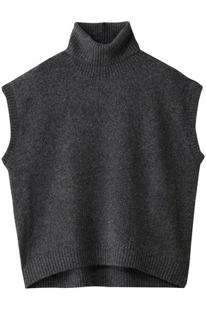 ミディウミ/MidiUmiのhigh neck knit vest ベスト(110300/110301)