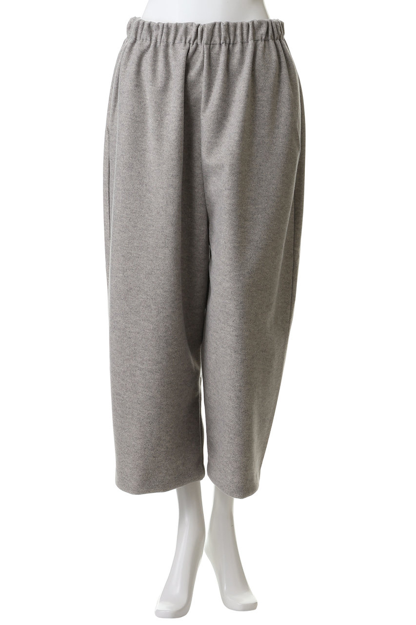 MidiUmi(ミディウミ)｜flannel touch easy PT パンツ/l.gray の通販