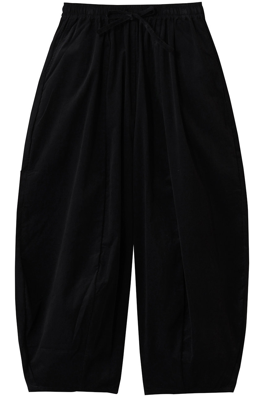 ミディウミ/MidiUmiのcorduroy cocoon PT パンツ(black/4-76974554)