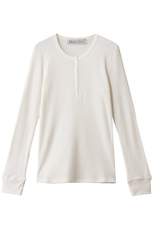 ミディウミ/MidiUmiのwaffle henry neck PO プルオーバー(110300/110301)