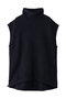 pile boa high neck vest ベスト ミディウミ/MidiUmi navy