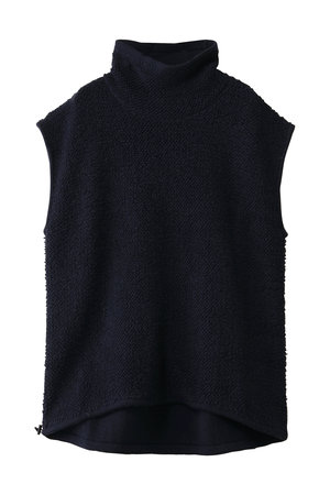 ミディウミ/MidiUmiのpile boa high neck vest ベスト(110300/110301)