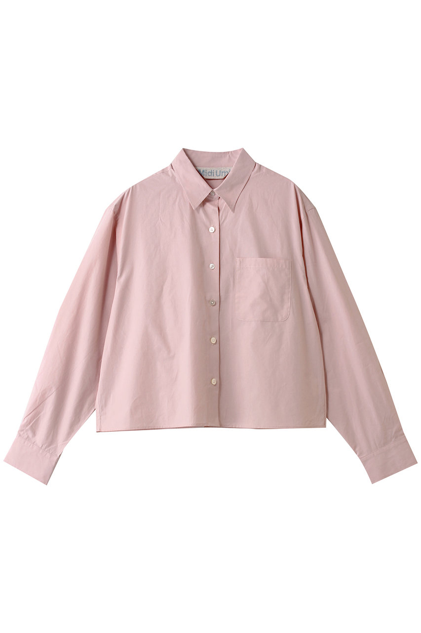 ミディウミ/MidiUmiのregular collar short shirt シャツ(pink/4-730095)