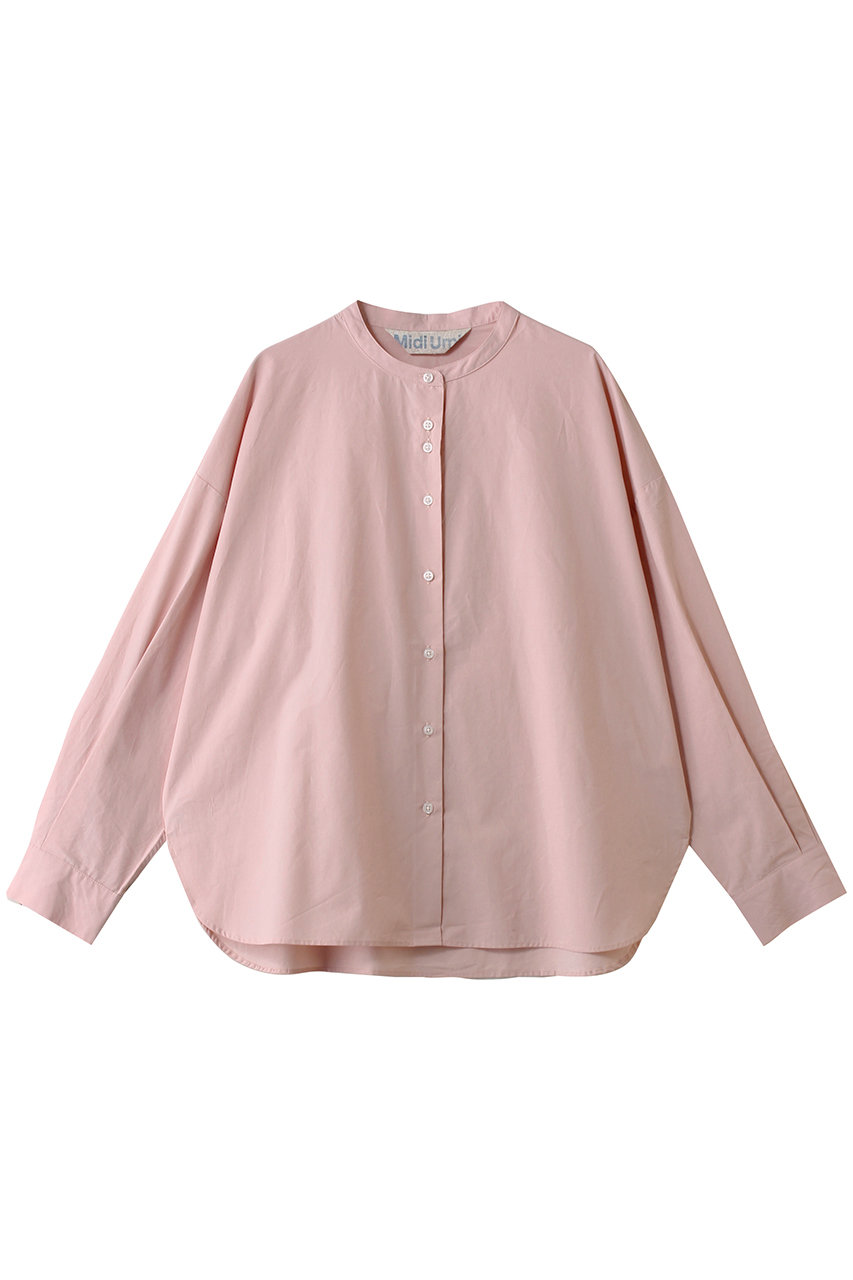 ミディウミ/MidiUmiのband collar shirt シャツ(pink/4-730096)