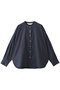 band collar shirt シャツ ミディウミ/MidiUmi navy