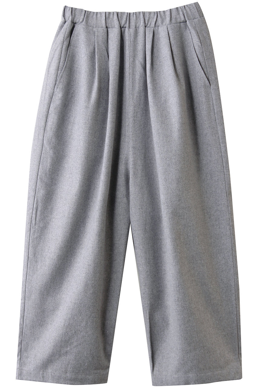 ミディウミ/MidiUmiのwool wide easy PT パンツ(l.gray/4-760004)