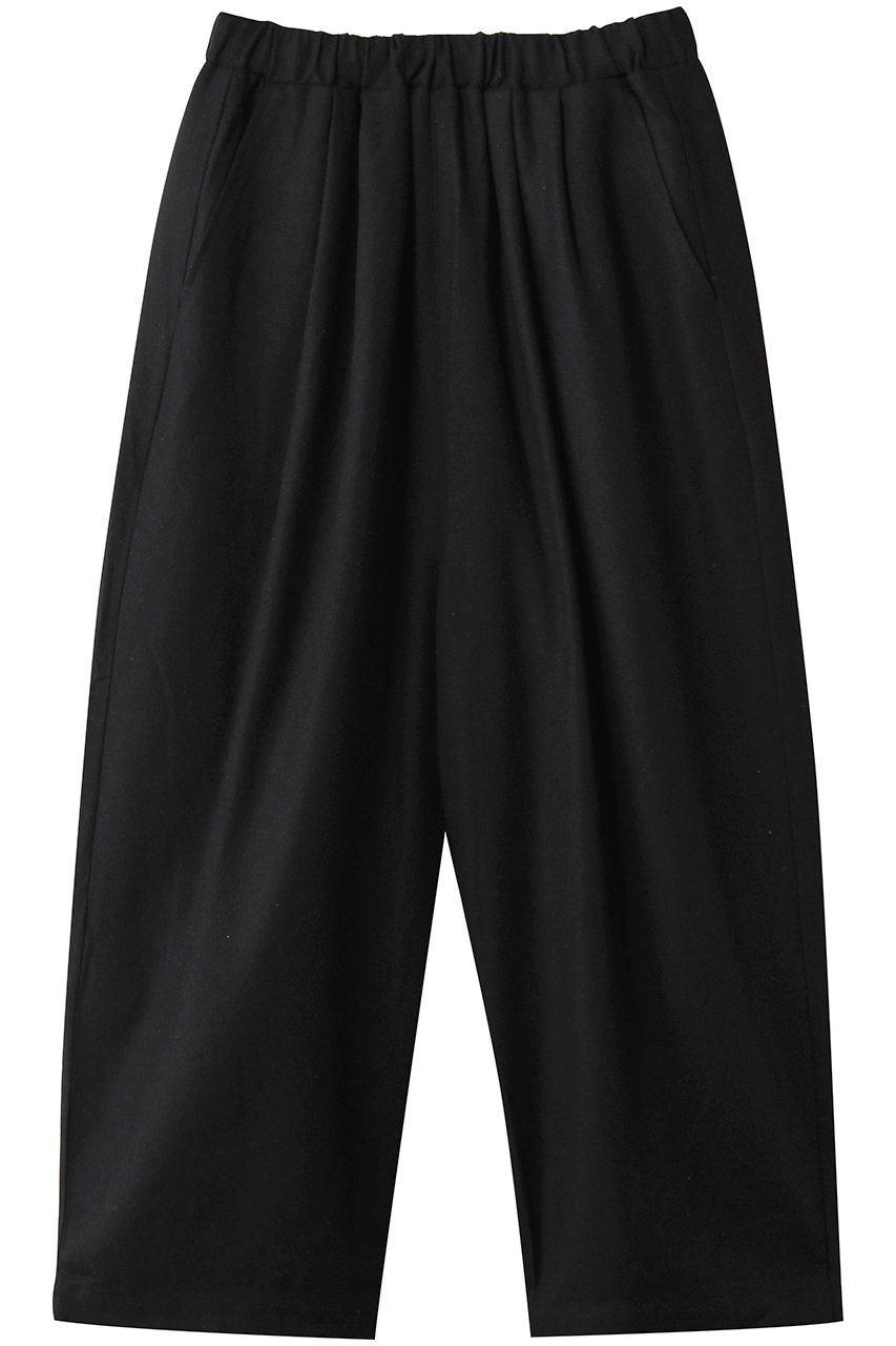 ミディウミ/MidiUmiのwool wide easy PT パンツ(black/4-760004)