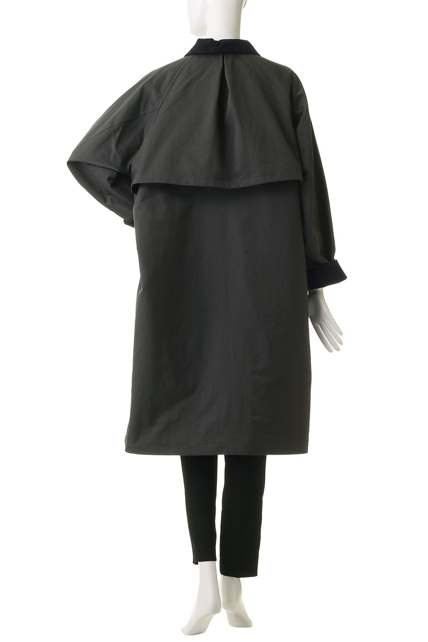 【値下】Midi Umi ミディウミ　美品　ロングコート　ボア　インナー付　黒 MidiUmi(ミディウミ)｜padded hunting long coat コート/ivory の通販