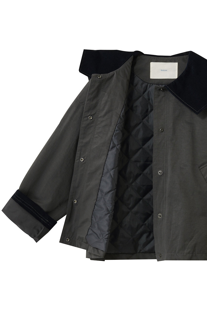 MidiUmi(ミディウミ)｜padded hunting jacket ジャケット/ivory の通販