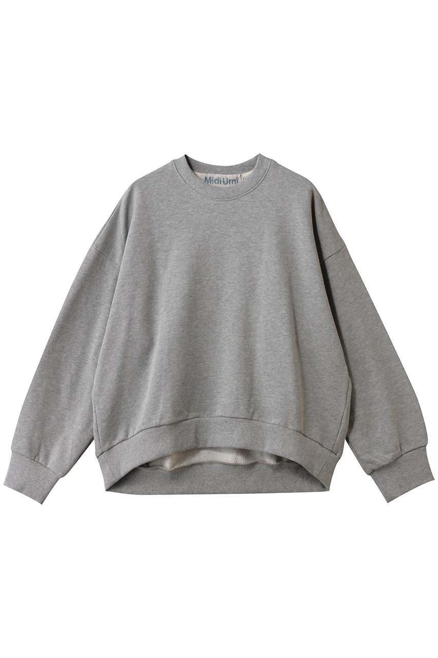 ミディウミ/MidiUmiのwide sweat PO プルオーバー(gray/4-710040)
