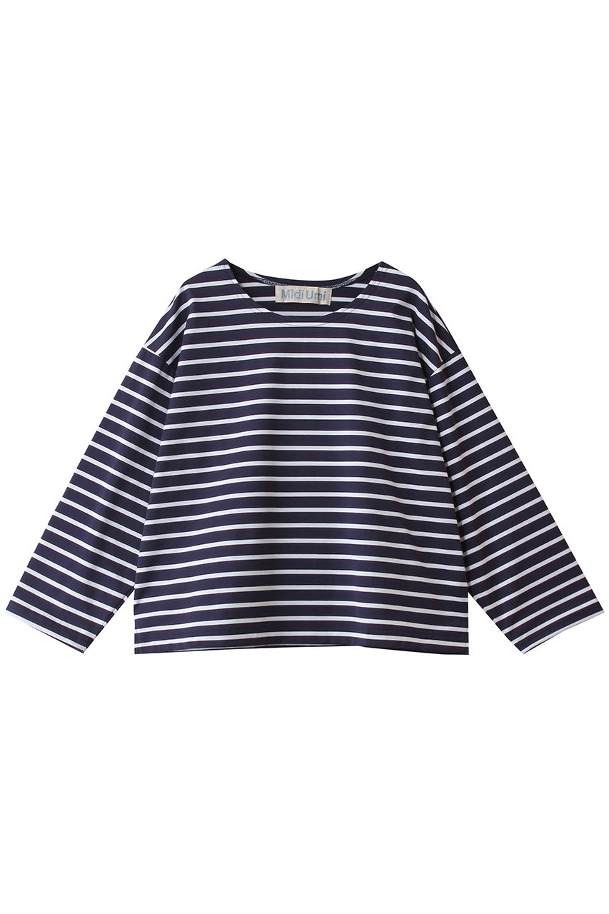 ミディウミ/MidiUmiのBD wide PO プルオーバー(navy/1-710089)