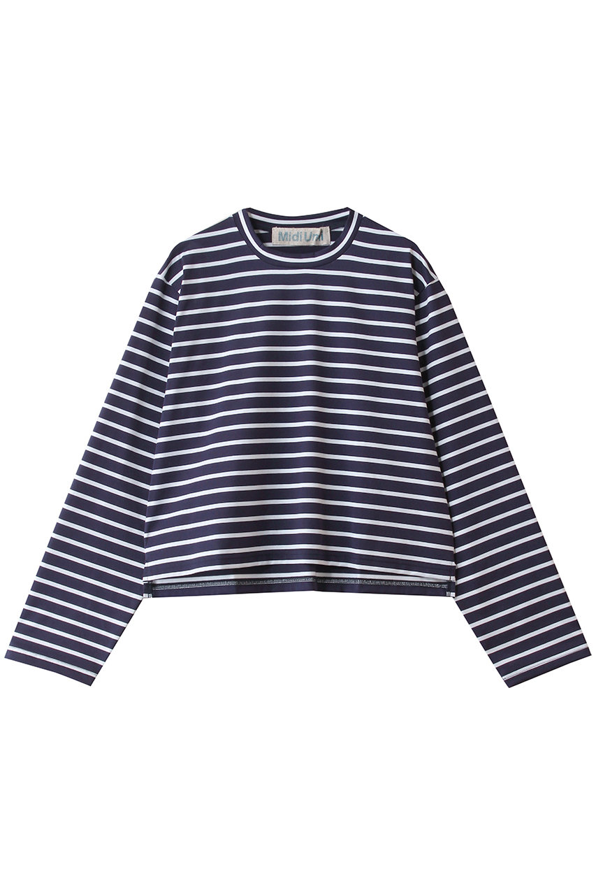 ミディウミ/MidiUmiのBD basic T Tシャツ(navy/1-710090)