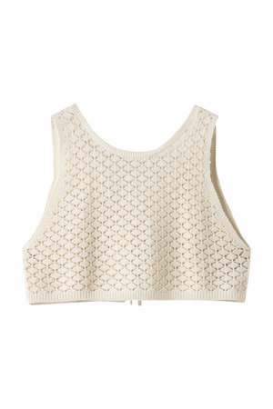 ミディウミ/MidiUmiの2way short knit vest ベスト(110300/110301)