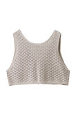 2way short knit vest ベスト