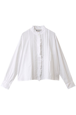 ミディウミ/MidiUmiのpin tuck lace shirt シャツ(110400/110403)