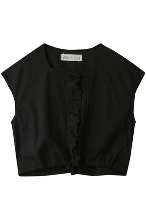 ミディウミ/MidiUmiのpin tuck lace vest ベスト(110400/110401)