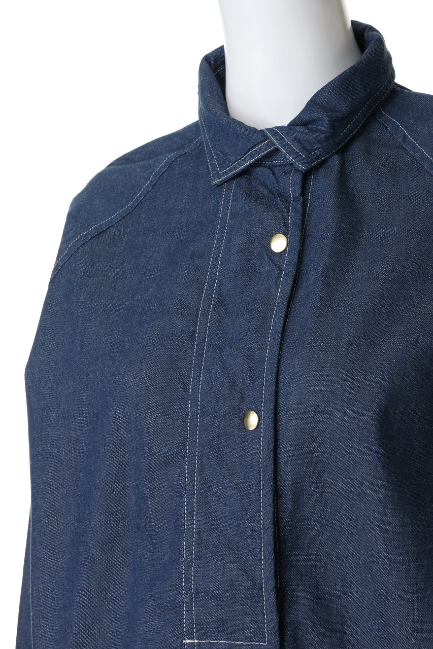 MidiUmi(ミディウミ)｜denim coverall カバーオール/blue の通販