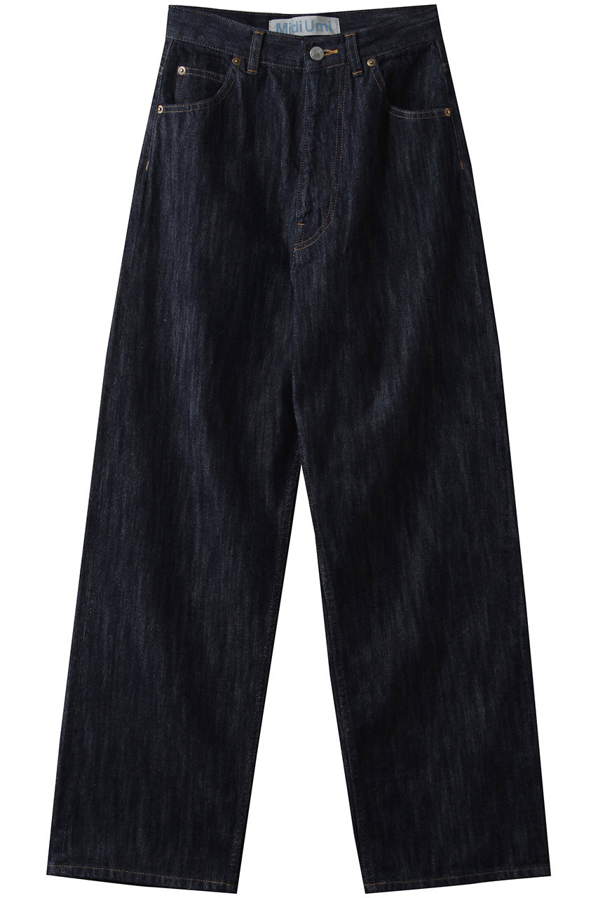 ミディウミ/MidiUmiのhighwaist selvedge-denim デニム(blue/1-760071)