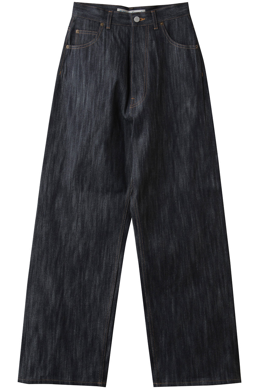 ミディウミ/MidiUmiのhighwaist selvedge-denim デニム(navy/1-760071)