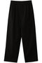 back satin 2tuck PT パンツ ミディウミ/MidiUmi black
