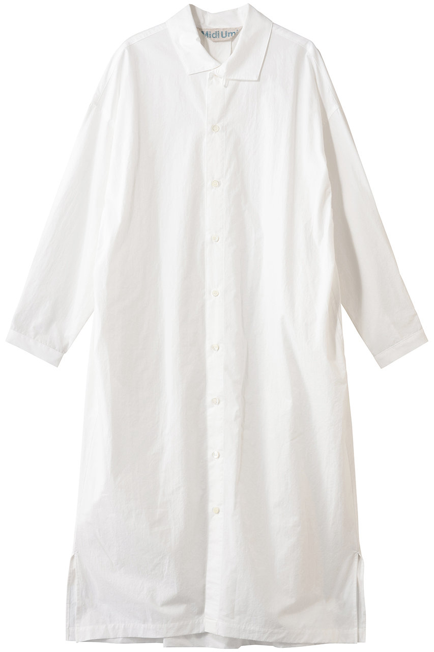 ミディウミ/MidiUmiのwork shirt OP ワンピース(off white/1-750086)