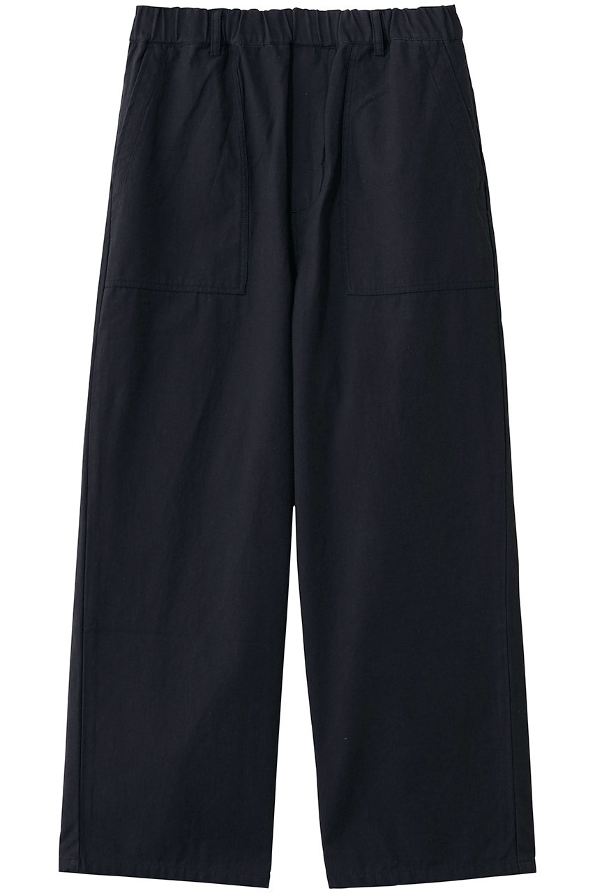 ミディウミ/MidiUmiのback satin baker PT パンツ(navy/1-760072)