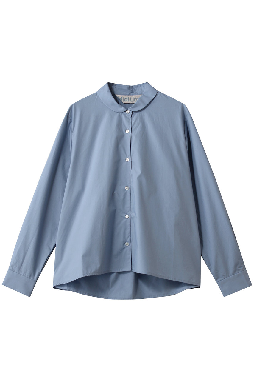 ミディウミ/MidiUmiのdutch collar shirt シャツ(l.blue/1-730127)