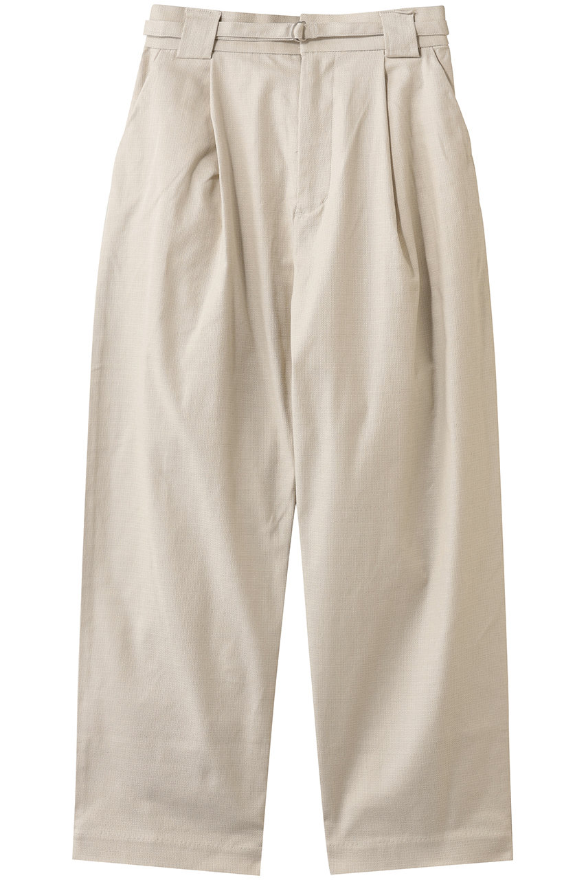ミディウミ/MidiUmiのslacks PT with belt パンツ(beige/1-760124)