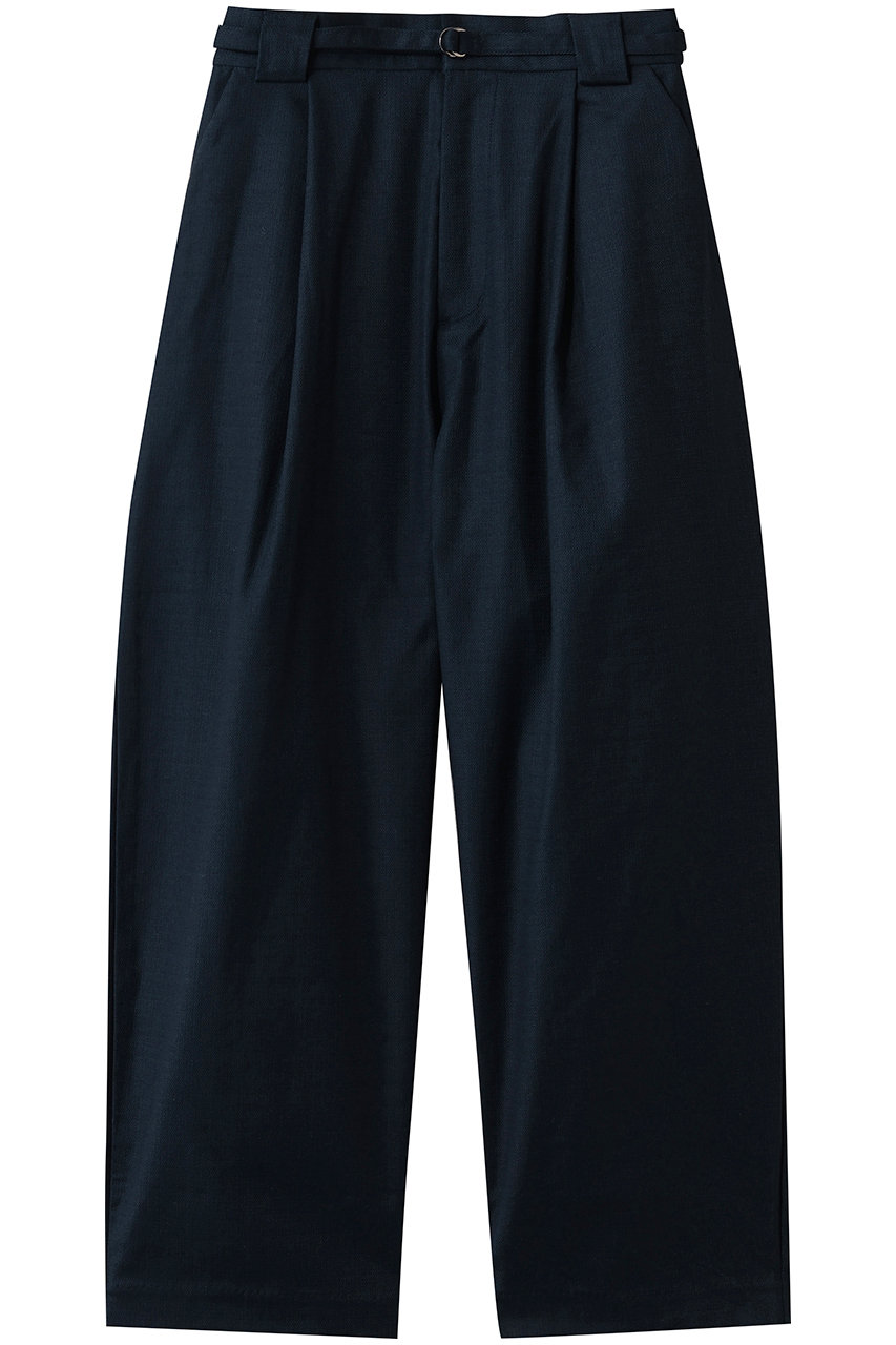 ミディウミ/MidiUmiのslacks PT with belt パンツ(navy/1-760124)