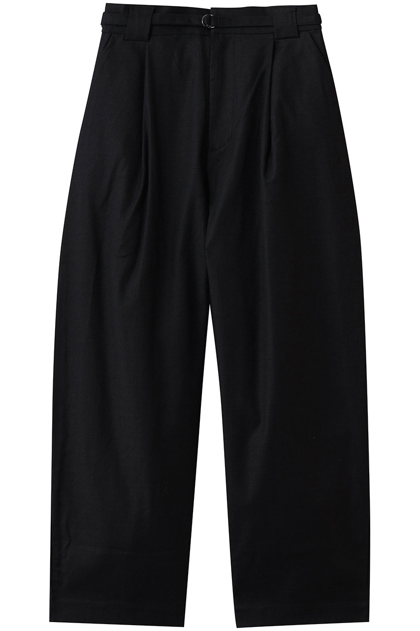 ミディウミ/MidiUmiのslacks PT with belt パンツ(black/1-760124)