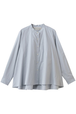 ミディウミ/MidiUmiのA line band collar shirt シャツ(110400/110403)
