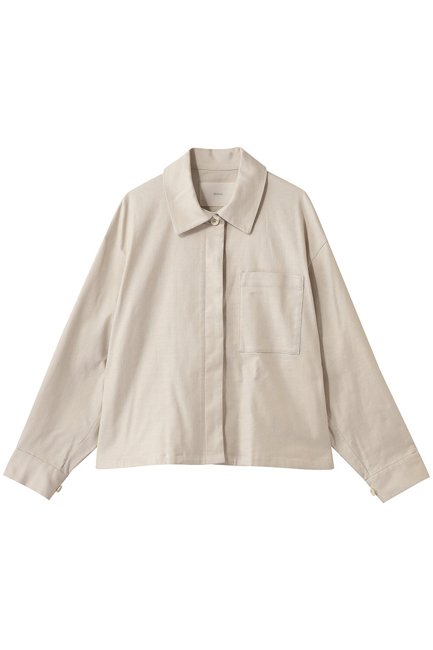 ミディウミ/MidiUmiのshort shirt JK ジャケット(beige/1-770115)