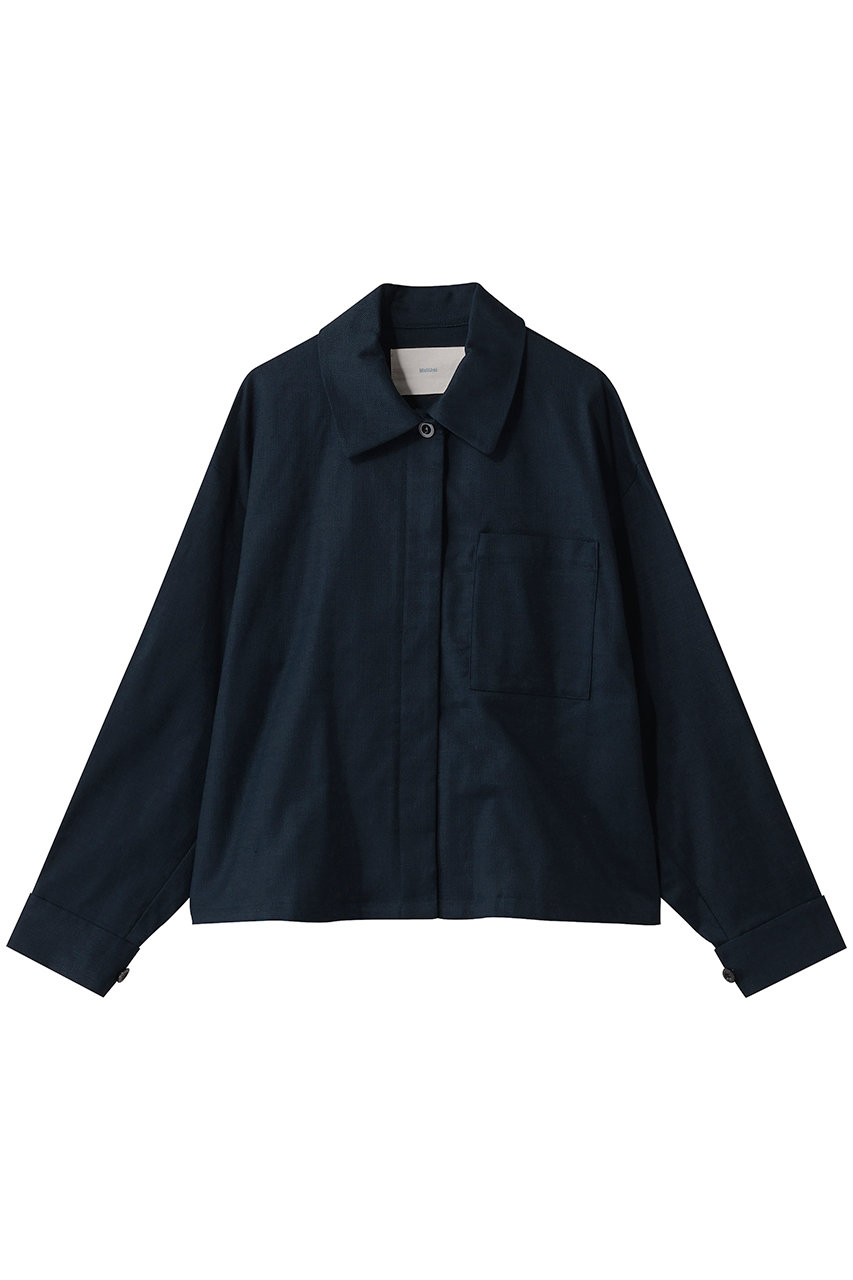 ミディウミ/MidiUmiのshort shirt JK ジャケット(navy/1-770115)