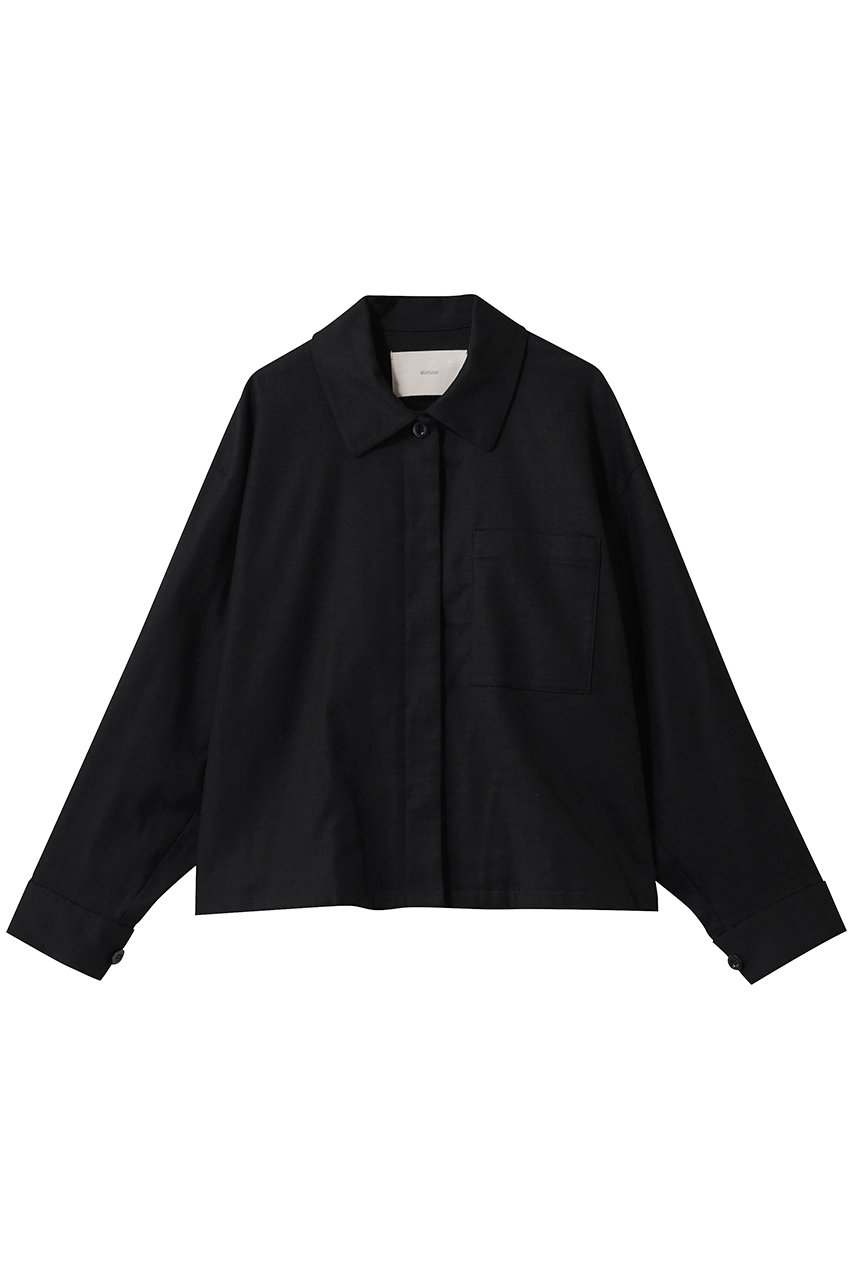 ミディウミ/MidiUmiのshort shirt JK ジャケット(black/1-770115)